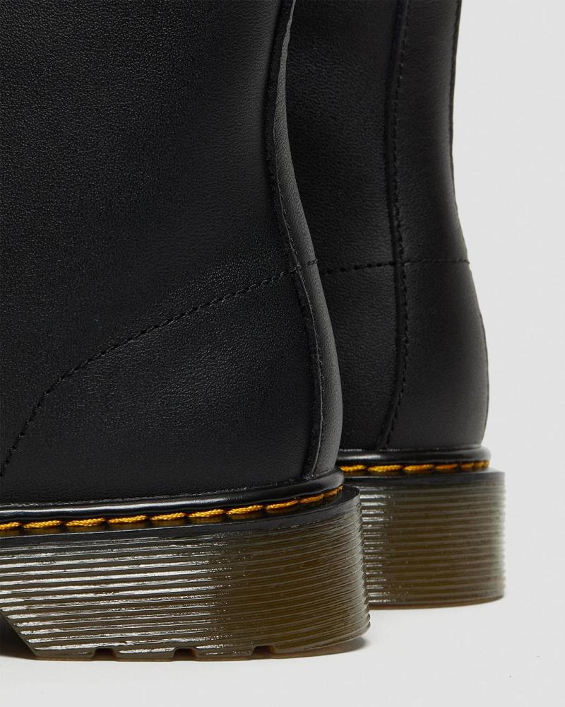 Dr Martens Youth 1460 Softy T Læder Snørestøvler Børn Sort | DK 715MQZ